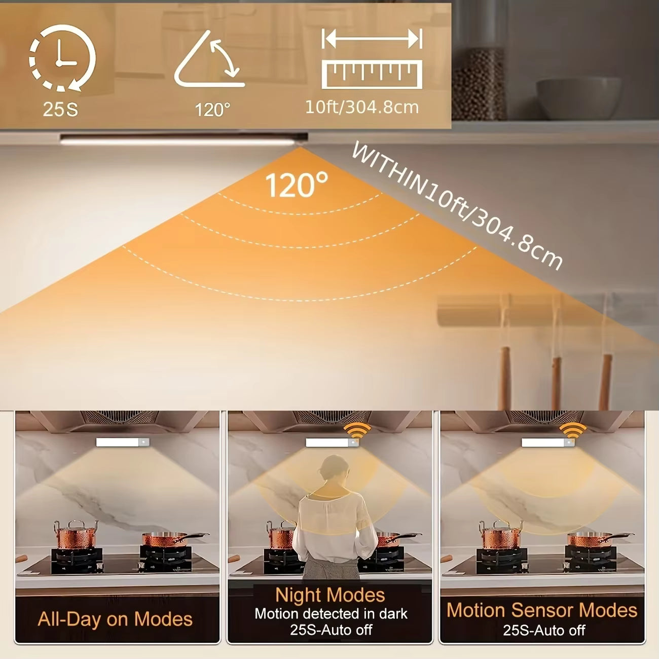 Motion Sensor LED Light Bar